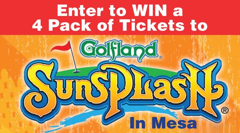 Enter to Win a Family 4-Pack of Tickets to Golfland Sunsplash