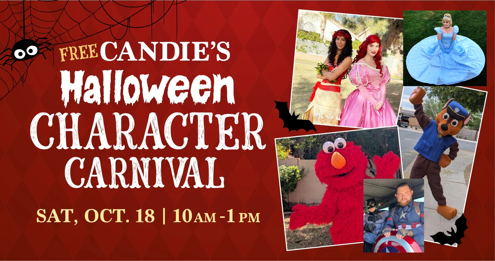 Free Candie's Halloween Character Carnival