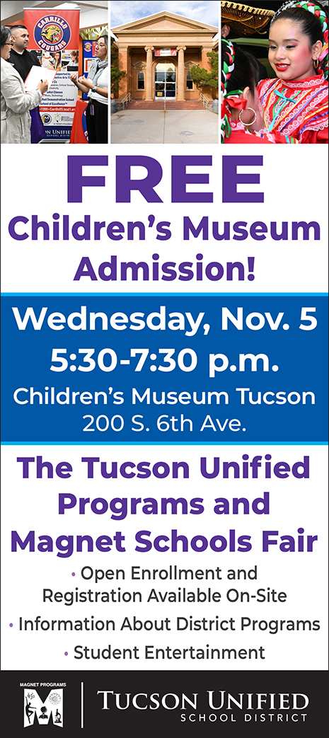 TUSD Free Admission to Children's Museum Tucson