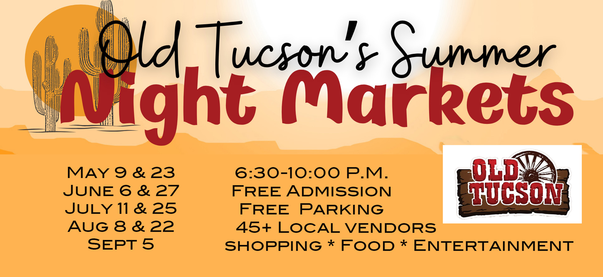 Summer Night Market at Old Tucson