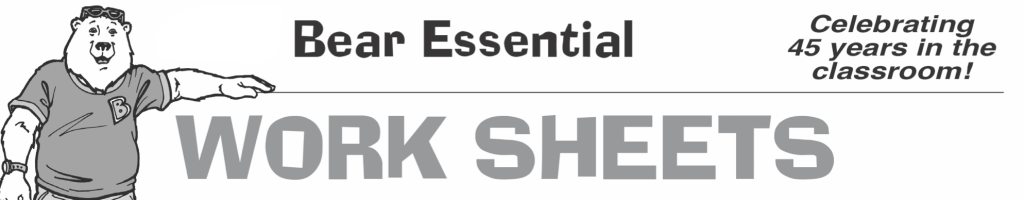 Bear Essential News Worksheets