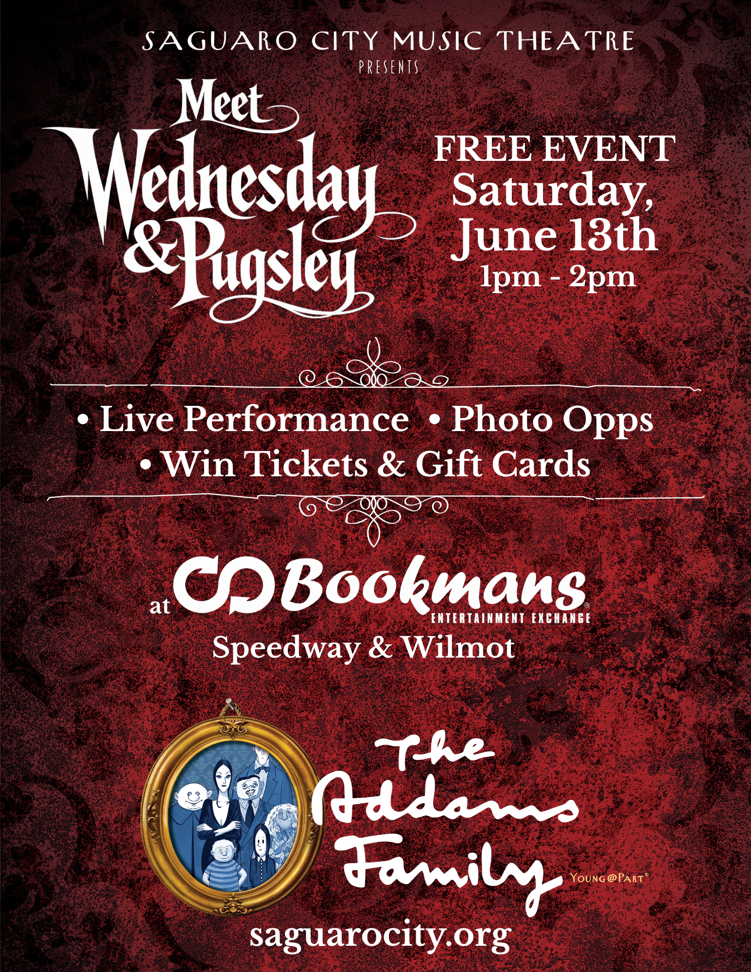 Meet Addams Family Cast at Bookmans