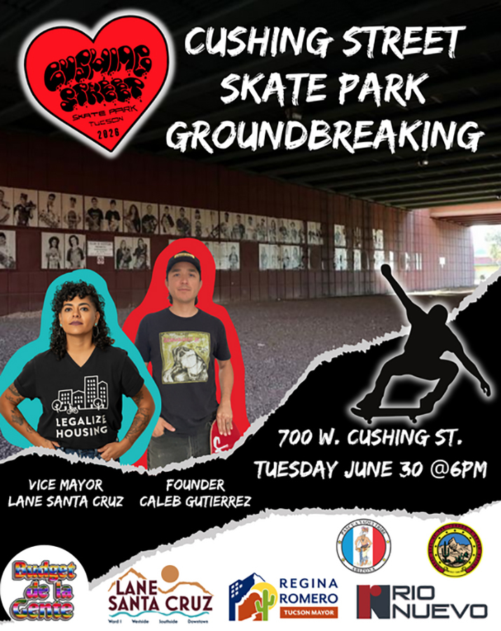 Cushing Street Skate Park Ground Breaking