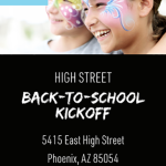 High Street Back to School Kickoff