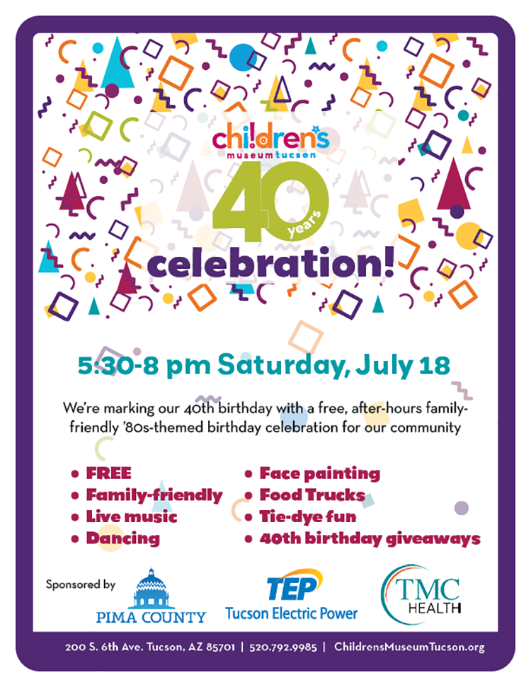 4oth Birthday Party at Children's Museum Tucson