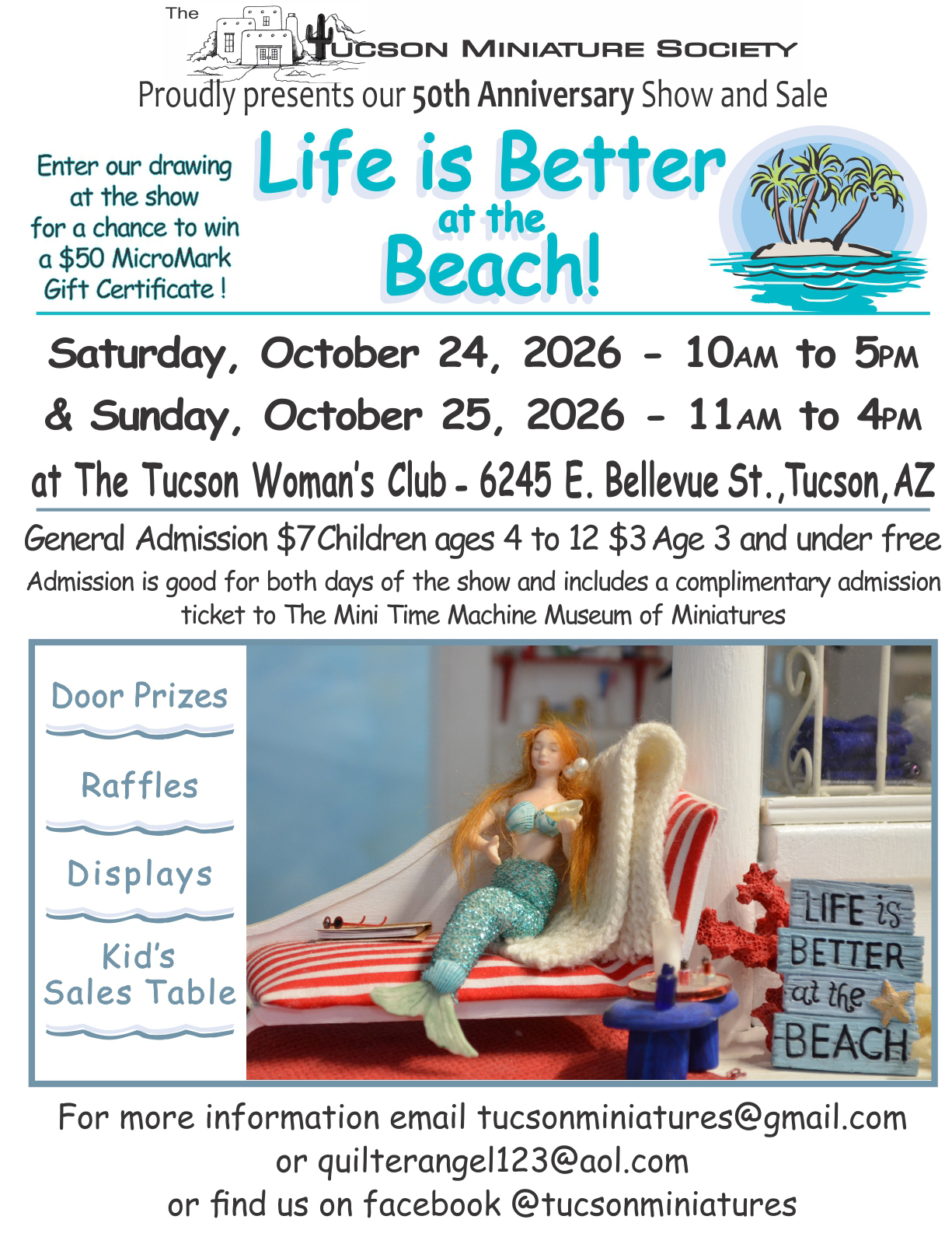 Tucson Miniature Society's 50th Anniversary Show & Sale