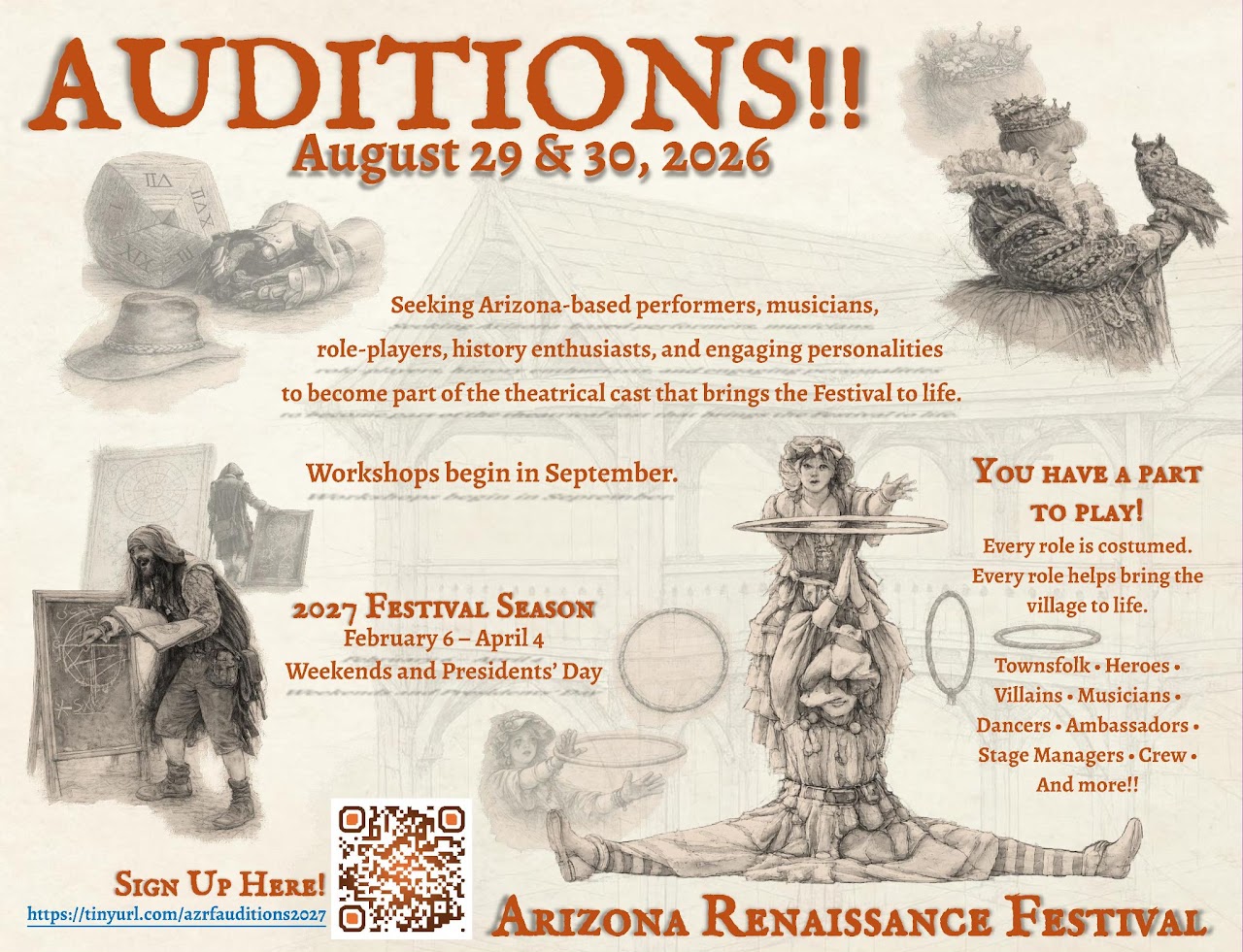 Arizona Renaissance Festival Auditions