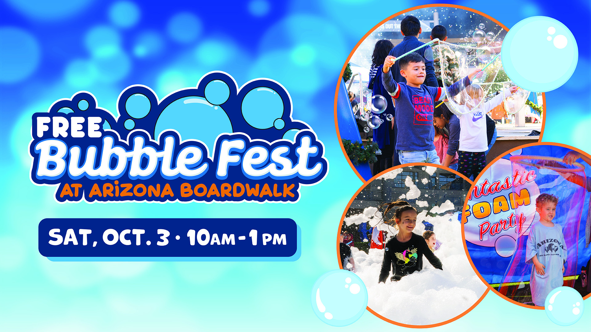 Bubble Fest at Arizona Boardwalk