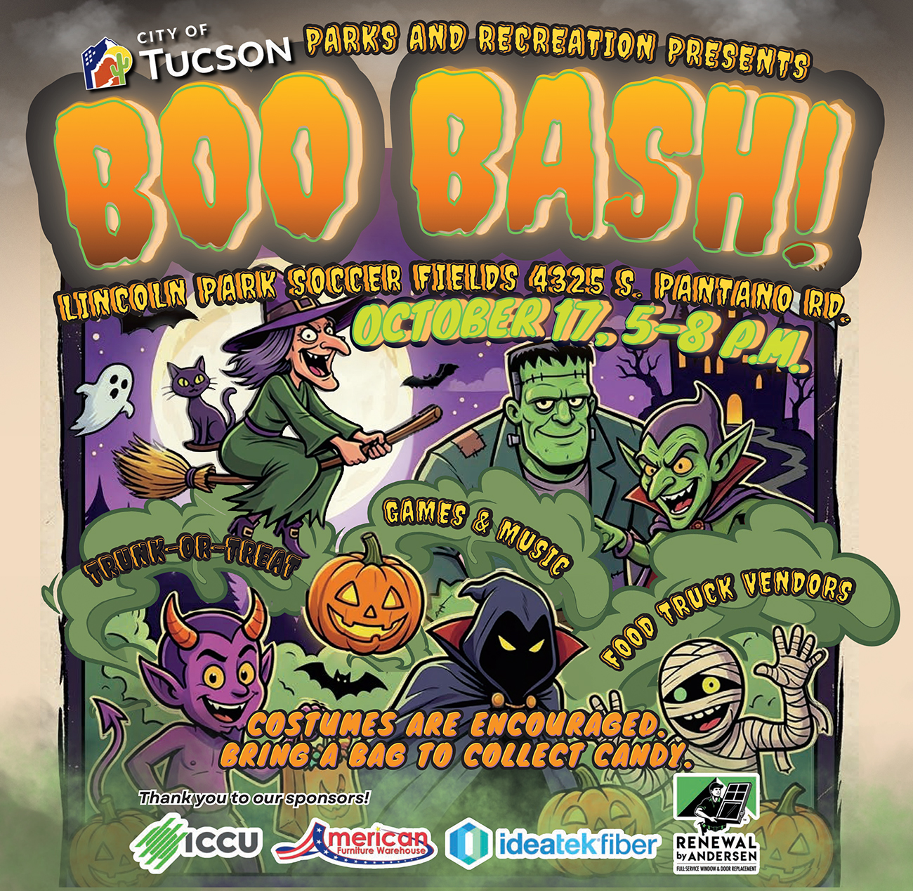 Boo Bash at Lincoln Park Soccer Fields
